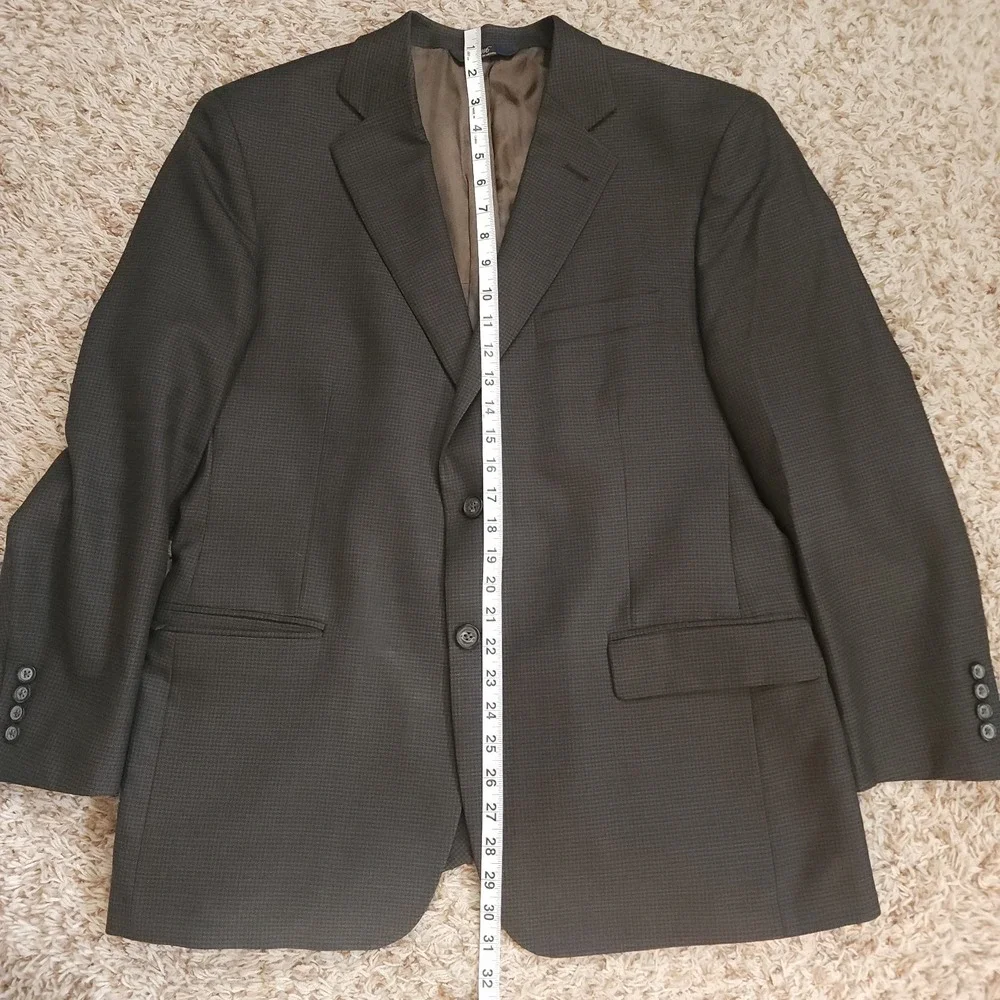 Brooks Brothers 346 Brown Mens 42S Blazer Sports Coat 2 Button‎ Wool